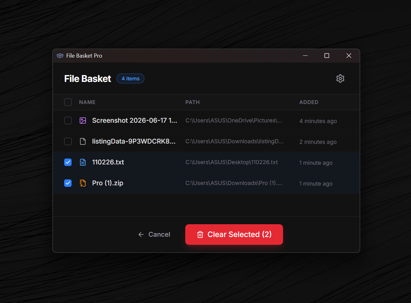 Remove unwanted files